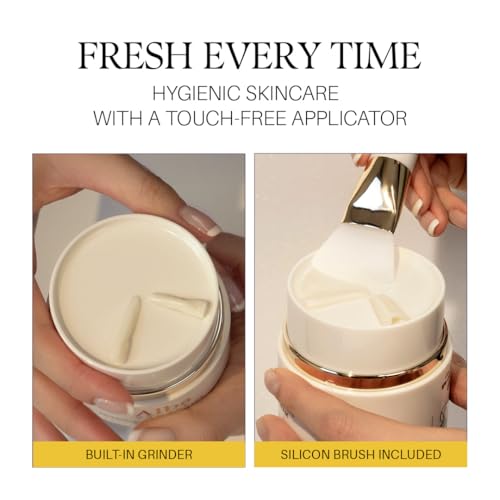 d'alba Piedmont Volufiline Skincare Set, Intensive Skin Elasticity Skincare (Volufiline Grinding Cream + Volufiline Ampoule (1.01 fl oz.))