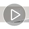 Floor Storage Cabinet with Single Door - White, Somerset Collection - RiverRidge