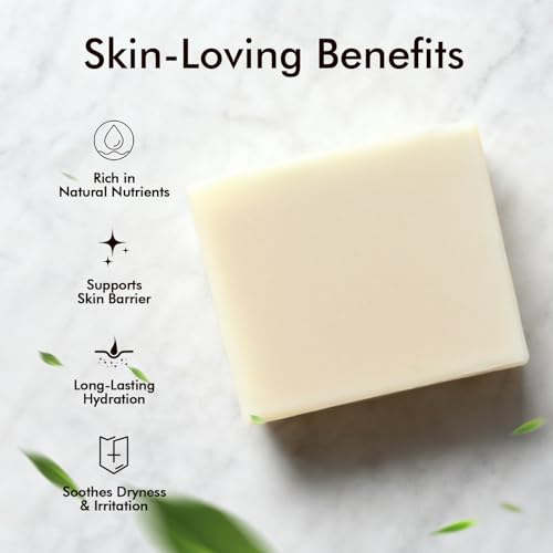 All Natural Shea Butter Enriched Bar Soap Set - Handmade 4.3oz 5 Pack, Gentle for All Skin Types, Essential Oils Scented, Mixed Variation