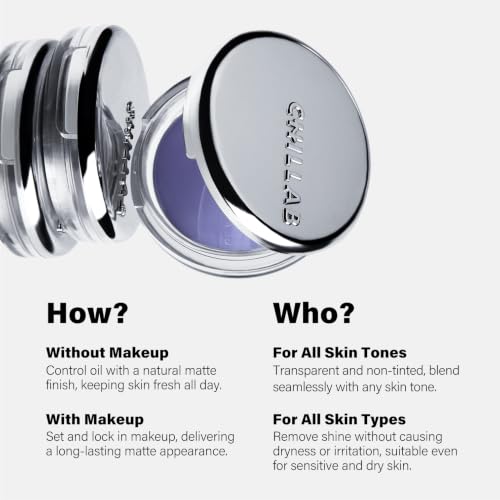 Chillab Signature Lip & Face Gift Set with Lavender Matte Powder & Plumping Lip Oil