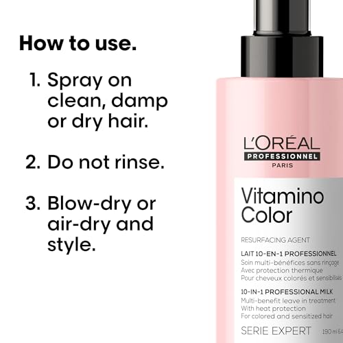 Vitamino Color Leave-In Hair Spray for Color-Treated Hair - Protect & Shine