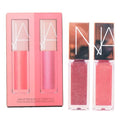 Mini Lip Gloss Set - Peach Pink & Mauve Shimmering Lip Shine Duo