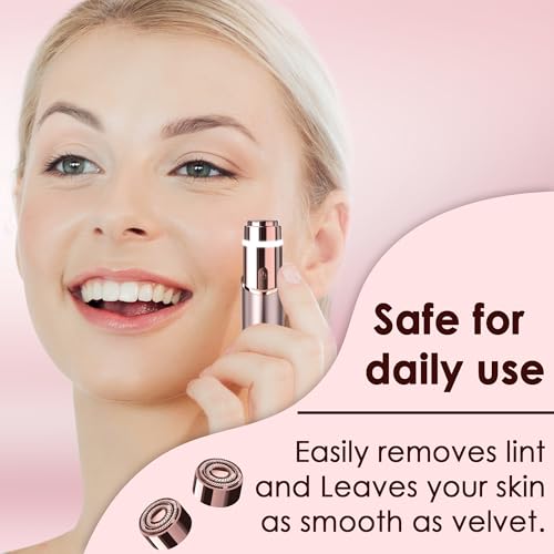 Replacement Heads for Flawless Finishing Touch Facial Hair Remover, Gen 3 Replacement Blades for Women, New Version 18K Gold Replacement Blades Refill