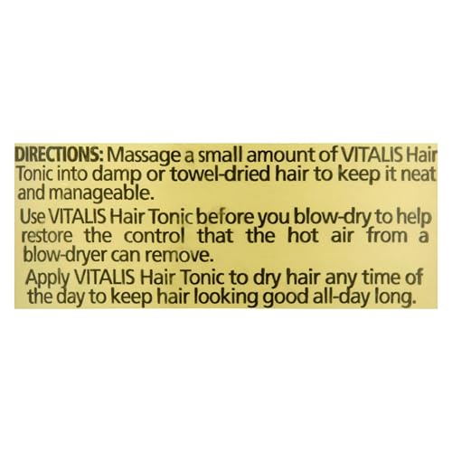 Vitalis Hair Tonic Liquid - Non-Greasy Hair Care for All Hair Types, 7 Fl Oz Pack of 2