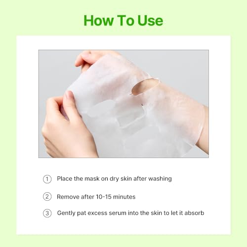 Cooling Facial Mask Sheets for Sensitive Skin - 30 Pack