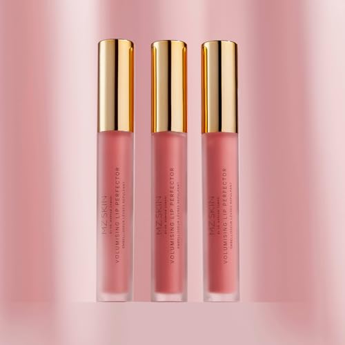 MZ SKIN Volumising Lip Perfector 0.10 fl oz | Peptide Plumping Lip Gloss with Hyaluronic Acid & Mint | Hydrates, Smooths & Enhances Lip Volume
