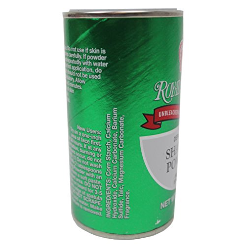 Royal Crown Green Shaving Powder - 5 oz Medium Green Shaving Powder