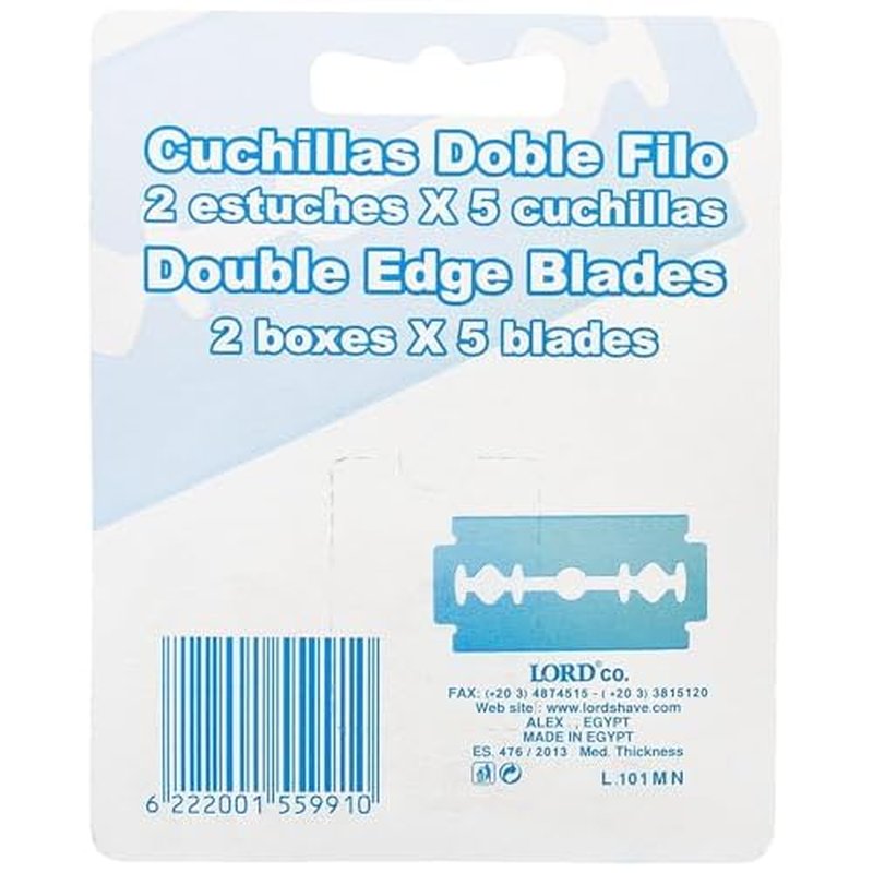 50 Crown Super Stainless Double Edge Safety Razor Blades