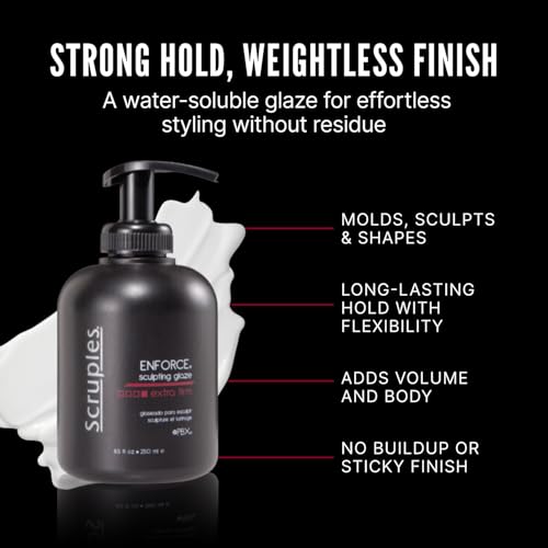 Scruples Hair Gel 8.5 Fl Oz - Strong Hold Styling & Curl Enhancer, Pack of 1