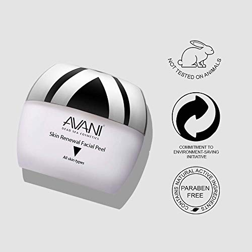 Avani Classics Skin Renewal Facial Peel 1.7oz - Anti-Aging Exfoliating Cream with Vitamin C & Dead Sea Minerals