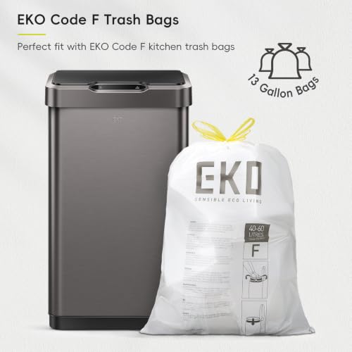 Touchless Motion Sensor Trash Can 13.2 Gal Stainless Steel Kitchen Waste Bin