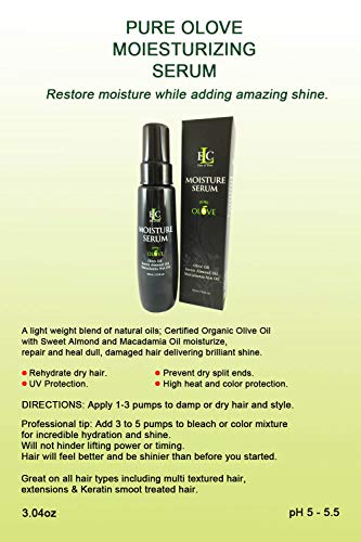 ELC Dao of Hair Pure Olive Moisturizing Hair Serum - 3.04 oz