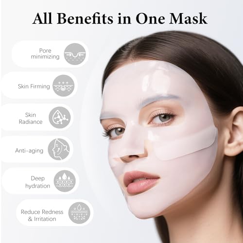 ISTON Collagen Face Mask Duo: 10 Pack Collagen Mask Set