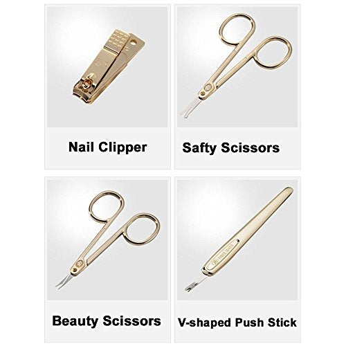 Korean Nail Clipper Set with 10 Tools - Manicure & Grooming Kit for Travel