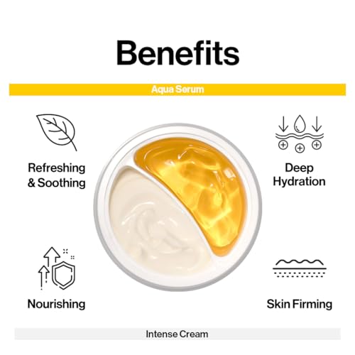 d'alba Piedmont White Truffle Double Serum & Cream and White Truffle First Aromatic Spray Serum Deep Hydration of VEGAN Skin Care for All Skin Types, Korean Skin Care (70g, 120ml)