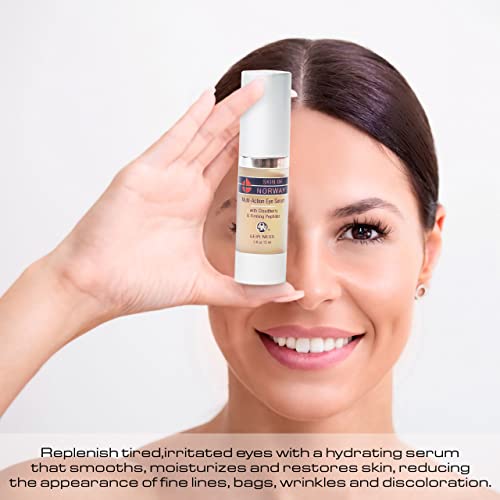 Geir Ness Skin of Norway Multi-Action Eye Serum - Cloudberry & Firming Peptides - Illuminate Dark Circles - for Tired and Puffy Eyes