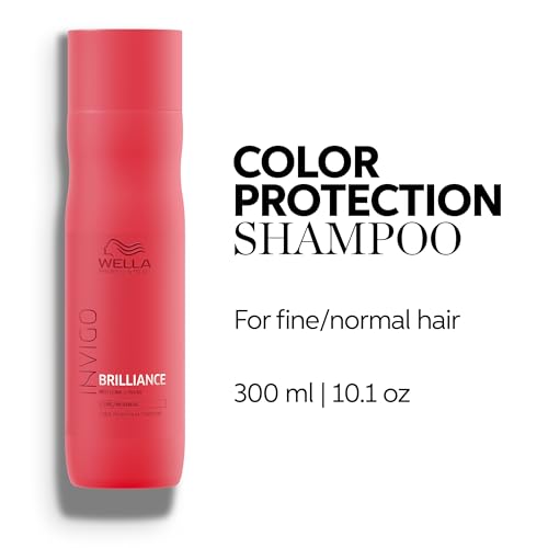 Wella Invigo Brilliance Shampoo Aloe Vera 10.1 Fl Oz for Fine/Normal Color-Treated Hair