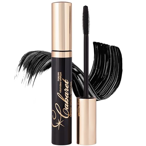 Vivienne Sab? Classic Mascara Cabaret ? Volume and Length Mascara for Defined Everyday Lashes, Clean, Smudge-Resistant, Cruelty-Free, Blackest Black, Made in Italy, 0.3 fl oz