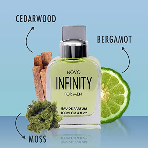 Men's Eau De Parfum Spray - Fresh Citrus & Floral Fragrance 3.4oz