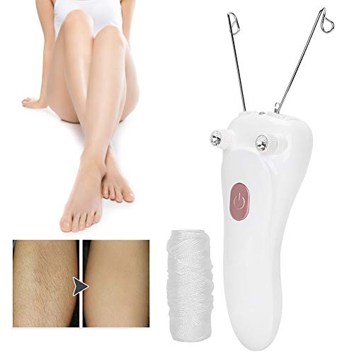 Electric Face & Eyebrow Threading Epilator for Women - USB Rechargeable Hair Removal Device