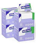 Disposable Face Towels 10 x 12 Inches - 50 Count (4 Pack) - Soft, Dry & Wet Use