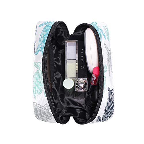 MOYYO Sea Turtles Makeup Bag Portable Cosmetic Organizer Lightweight Travel Toiletry Bag Makeup Cosmetic Case for Women Girls