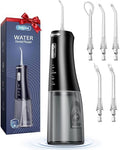 Onlyone Black Water Flosser with Adjustable Pressure, Rechargeable Oral Care Device