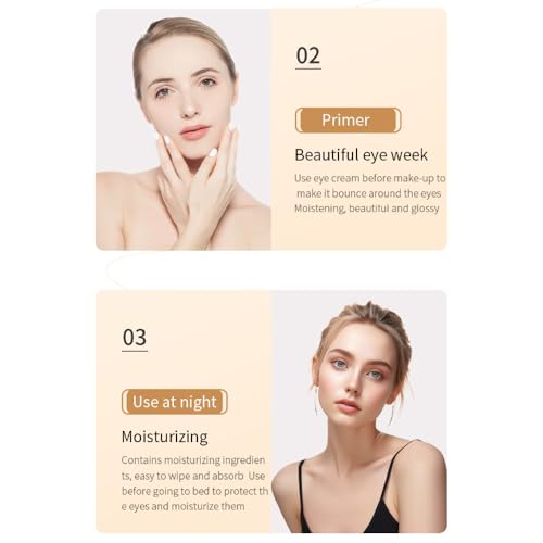 BIOAQUA Rice Raw Pulp Under-Eye Cream Rice Extract Moisturizing Smooth Nourishing Under-Eye Skin 20g / 0.7oz