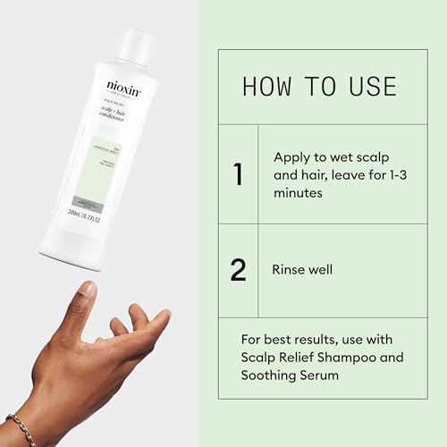 Nioxin Scalp Relief Hair Conditioner 6.7 Fl Oz - Soothes & Hydrates Sensitive Scalp