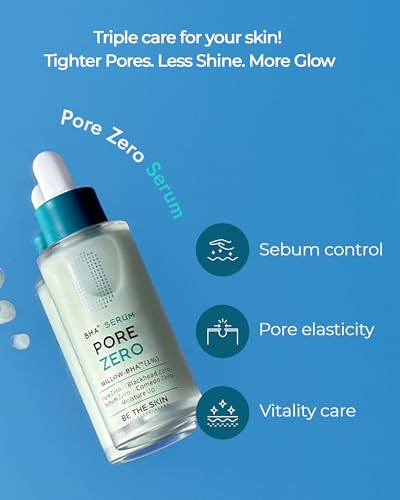 Pore Zero BHA & AHA Serum for Blackheads - Cica & Oil Control, 1.01 fl oz
