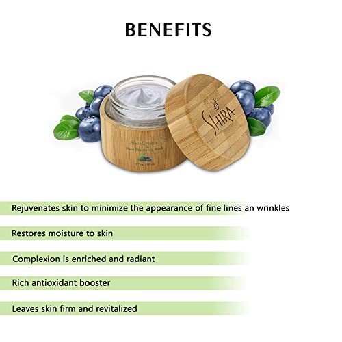 Blueberry Facial Mask - Organic Anti-Aging & Hydrating Skin Care 15ML