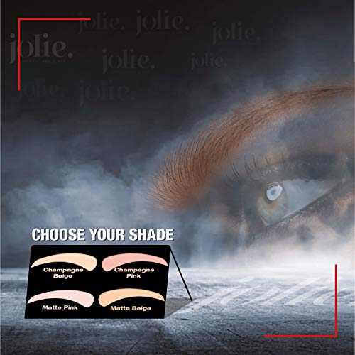 Jolie Eyebrow Brightener & Highlighter Stick - Champagne Beige, Creamy Self-Sharpening Crayon, Satin Finish