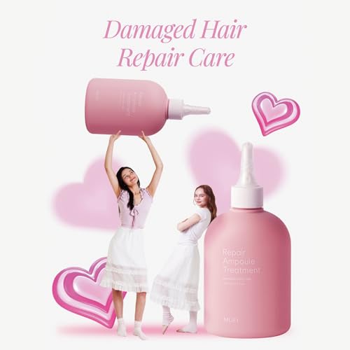 Moisturizing Hair Repair Ampoule - Damaged Hair Treatment with Ceramide & Protein - 8.11 fl oz