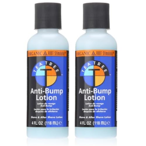 ORS Tea Tree Oil Anti Bump Lotion 4 Ounce (Pack of 2)