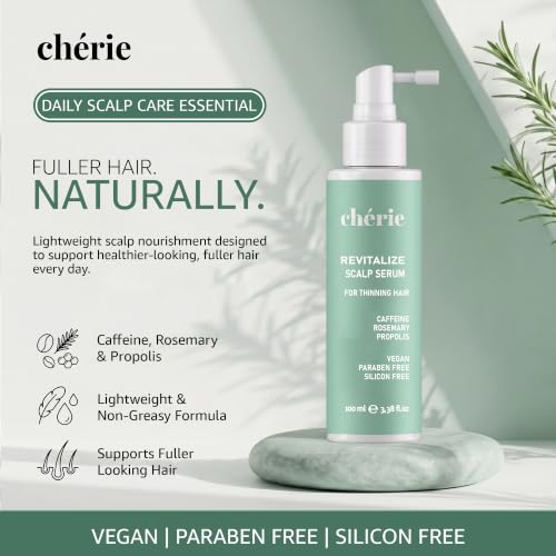 Rosemary & Caffeine Hair Serum for Thinning Hair - 3.4 fl oz | Strengthening & Nourishing
