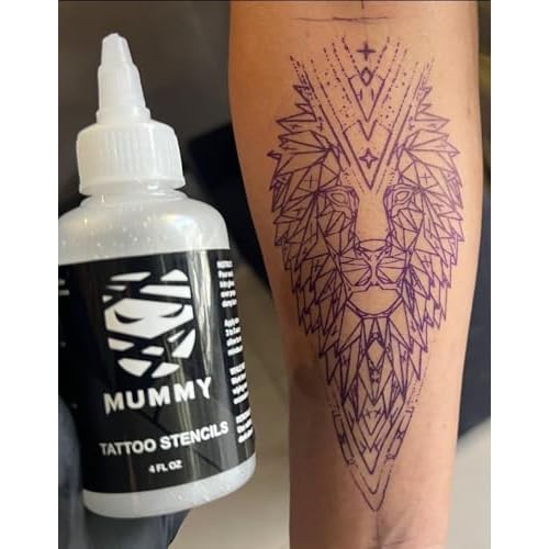Mummy Tattoo Stencil Transfer Formula Professional Tattoo Transfer Cream for Tattoo Supplies 4oz