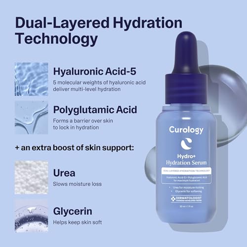 Curology Hydration Serum with Hyaluronic Acid - Plumping & Smoothing Face Care, 1 fl oz