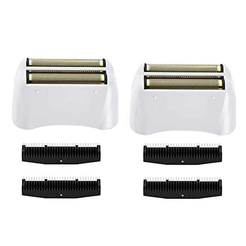 2 Pack Pro Shaver Replacement Foil and Cutters compatible with"andis #17150 shaver foil replacement" Golden