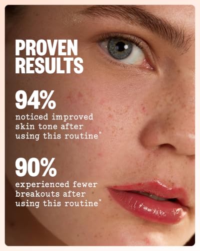 Acne Care Kit with Salicylic Acid Clear Skin Routine - 3 Pieces