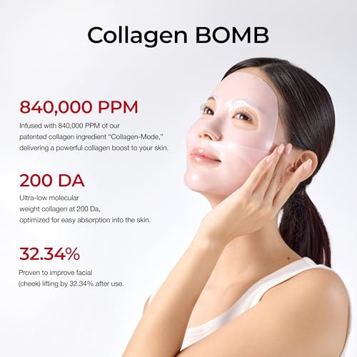 CANDORLOV Korean Collagen Duo Face Mask & Hydrating Glass Cream - Anti-Aging & Firming