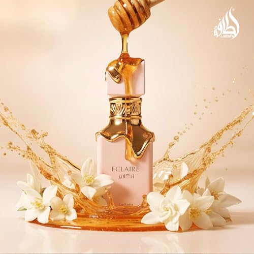 Lattafa Eclaire Eau de Parfum 3.4oz Women Long-Lasting Vanilla Caramel Floral Scent