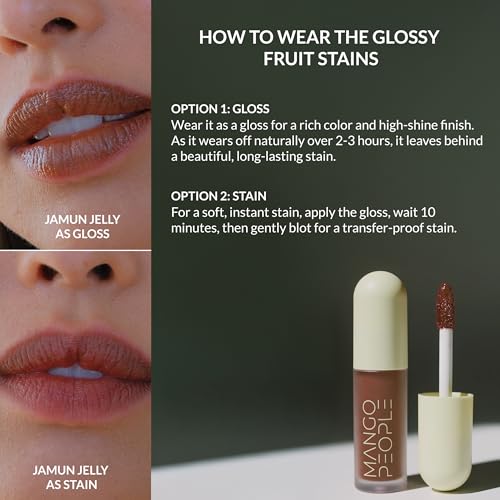 Hydrating Lip Stain with Gloss Finish - Mango People Jamun Jelly Variation