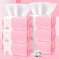 Disposable Cotton Face Towels 600 Count for Skincare & Makeup Remover - 6 Pack