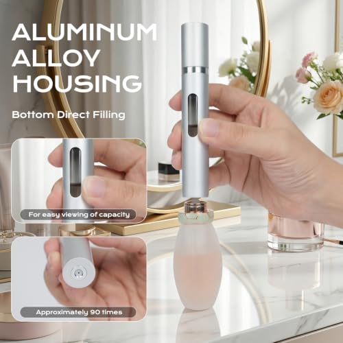 Travel Refillable Perfume Atomizer Spray 3PCS Leak-Proof Portable Fragrance Bottles