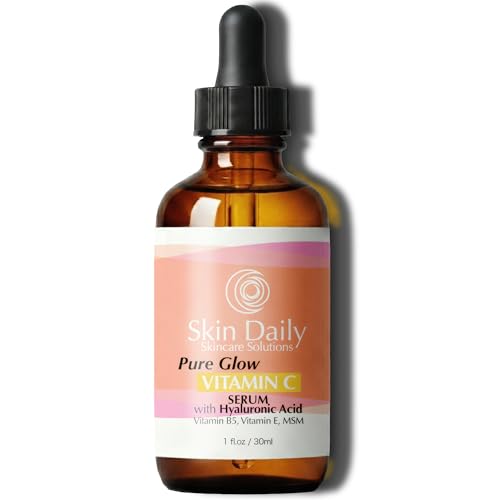 Vitamin C Serum for Face 1 oz - Brightening, Hydrating & Anti-Aging Serum with Hyaluronic Acid & Electrolytes - Sensitive Skin