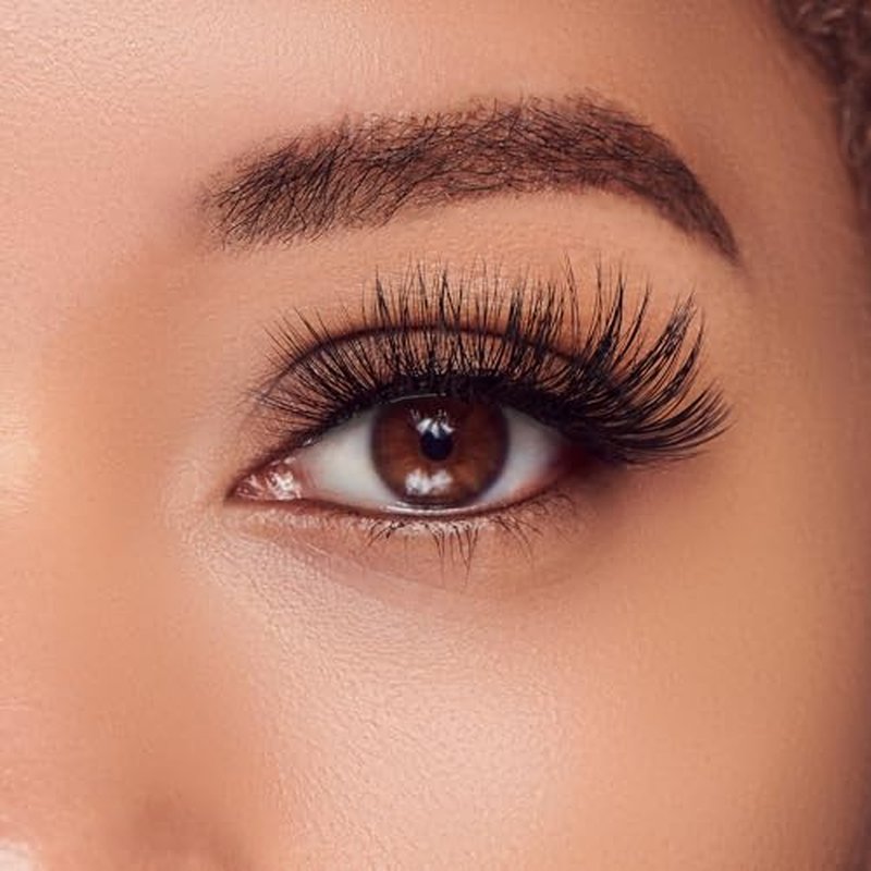 False Eyelashes, Lash Extension Kit 08, 9mm-16mm, Narrow Band, Easy to Apply and Remove, No Damage to Natural Eyelashes, 120 Lash Clusters - Voluminous