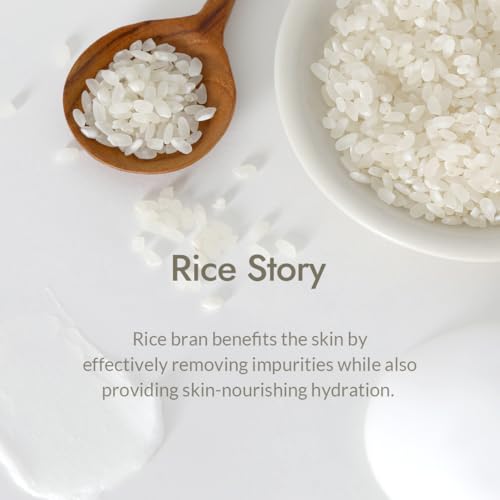 MIZON Rice Real Cleansing Foam 150ml x2 - Gentle Exfoliating Hydrating Skincare