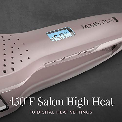 Remington Wet2Straight 1 3/4 Inch Hair Straightener - Mauve, 450°F