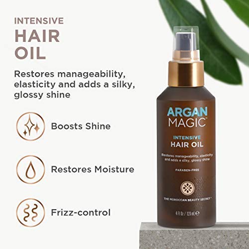 Argan Magic Curl Defining Cream & Hair Oil Set for Frizz Control & Shine