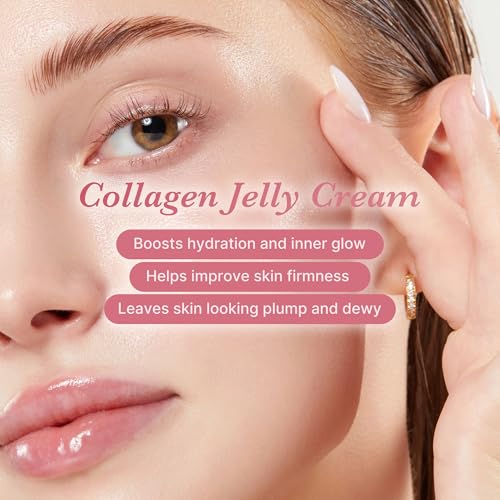Collagen Jelly & Triple Collagen Cream Duo for Firming & Hydration - Korean Skin Care